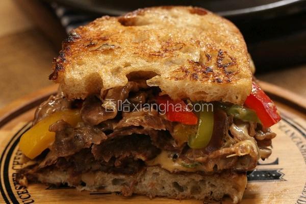 黑松露照烧牛肉三明治