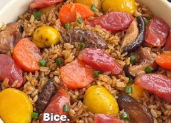 板栗腊肠焖饭