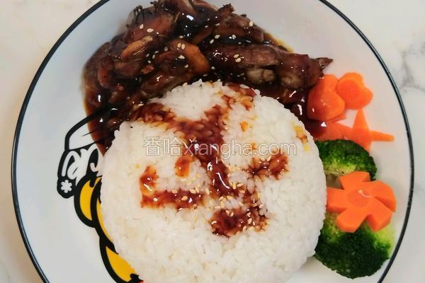 照烧鸡腿饭