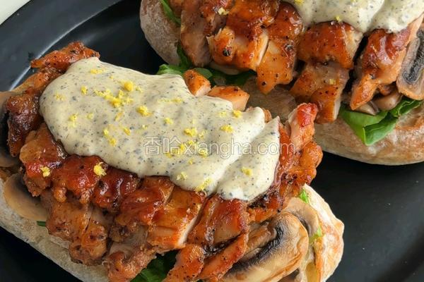 香煎鸡腿恰巴塔