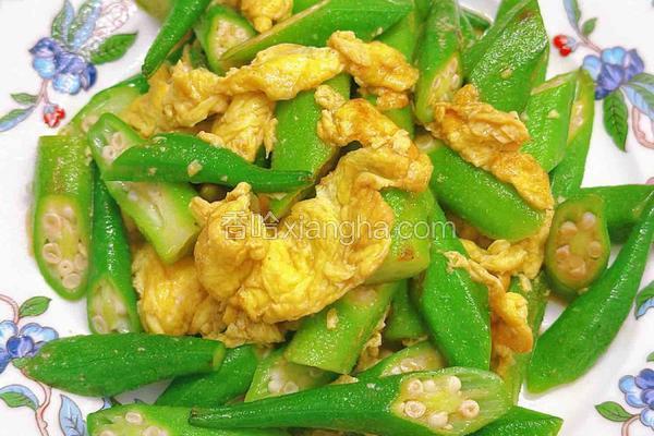减脂健康的秋葵炒鸡蛋，简单营养