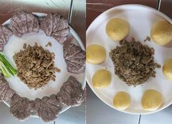 鸡蛋炒虾酱(窝头）(荷叶饼）