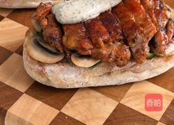 香煎鸡腿恰巴塔的做法图解8