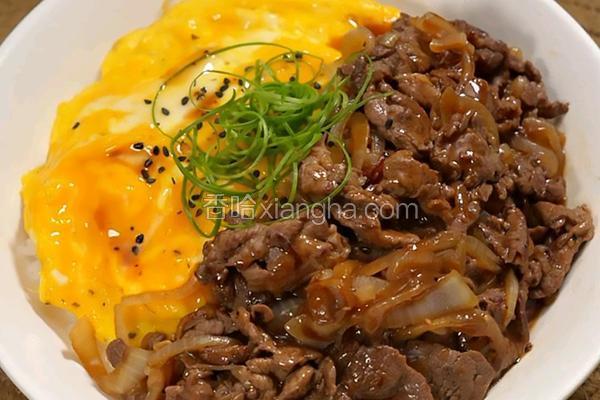 照烧牛肉滑蛋饭