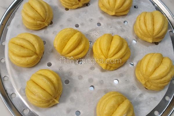 奶香南瓜灯笼小馒头