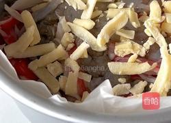 包菜虾仁烤蛋饼的做法图解7