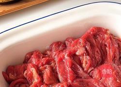 香菜拌牛肉的做法图解3