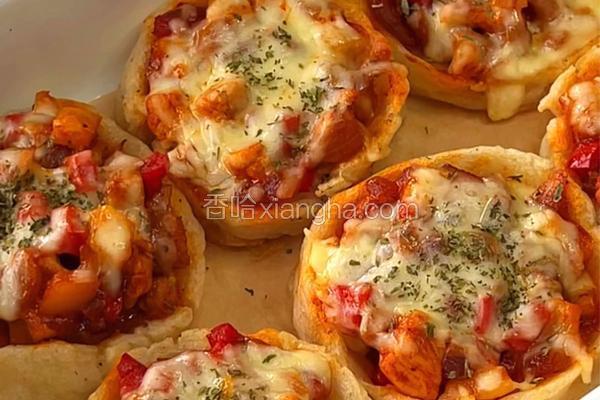 芝士鸡肉土豆塔