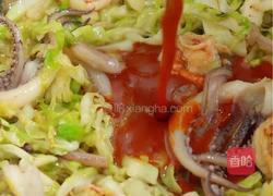 韩式海鲜炒面的做法图解4