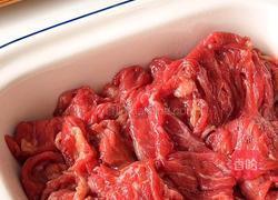 香菜拌牛肉的做法图解3