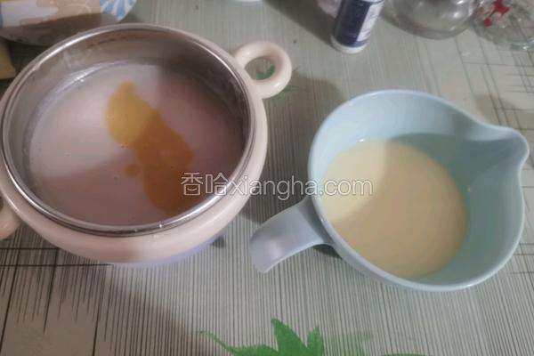 芋头红薯米糊vs香蕉牛油果汁