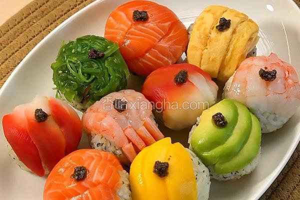 黑松露手鞠寿司球