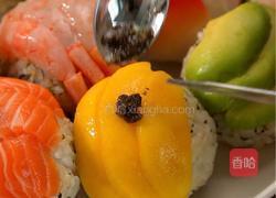 黑松露手鞠寿司球的做法图解5