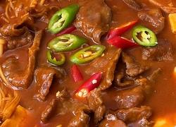 泡菜牛肉豆腐汤