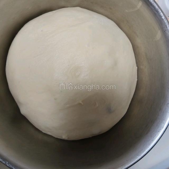 松弛好的面团