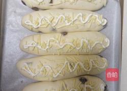 黄金芝士提子夹心面包条(牛奶液种)2个28方盘的量的做法图解18