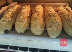 黄金芝士提子夹心面包条(牛奶液种)2个28方盘的量的做法图解19