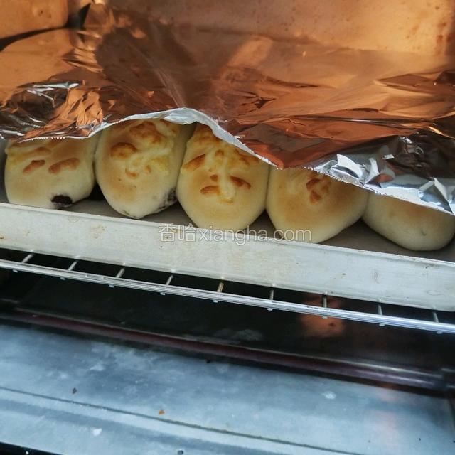 盖锡纸，再烤5分钟