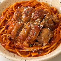 辣奶油黑松露鸡排意面的做法[图]