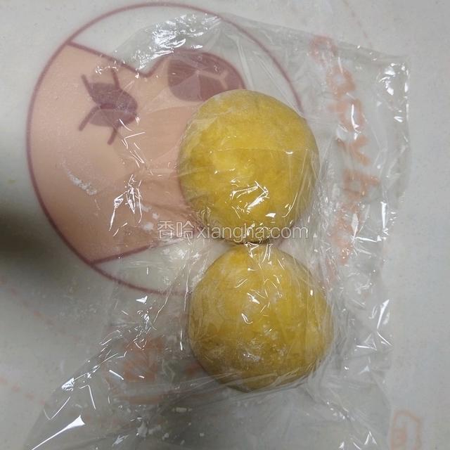 盖保鲜膜松弛20分钟