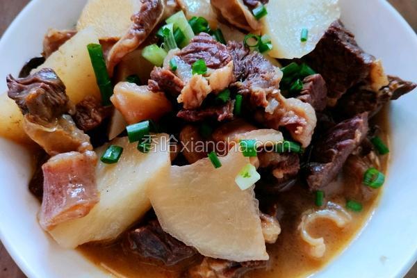 萝卜烧牛腩（低脂版）