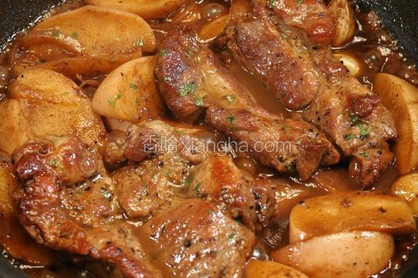 苹果炖猪排