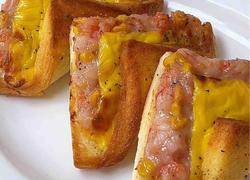 黑松露芝士虾滑烤吐司