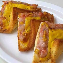 黑松露芝士虾滑烤吐司的做法[图]