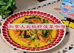 加拿大北极虾菠菜咖喱