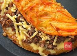 芝士牛肉土豆饼的做法图解7