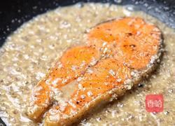 松露蒜香三文鱼的做法图解6