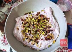 草莓 甜菜根粉 雪花酥的做法图解3