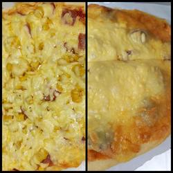 玉米培根披萨和香肠玉米披萨的做法[图]