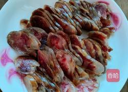 荷兰豆炒香肠的做法图解2