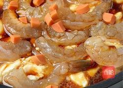 鲜虾抱蛋的做法图解4