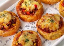 黑松露芝士鸡肉土豆塔