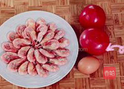 番茄加拿大北极虾滑团的做法图解1