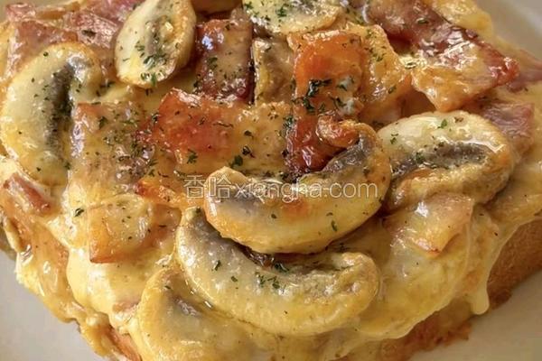 黑松露奶油培根三明治