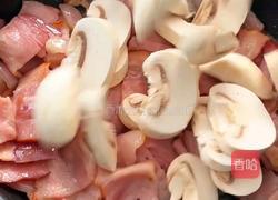 奶油培根蘑菇土豆的做法图解4