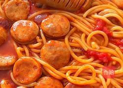 番茄香肠意面的做法图解7