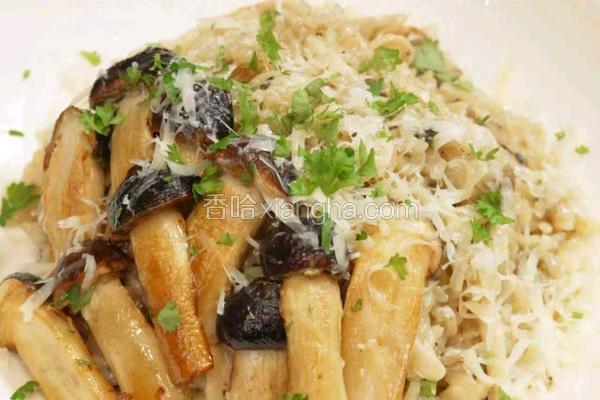 黑松露意式菌菇烩饭