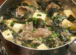 海带牛肉豆腐汤