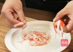 蟹柳滑蛋三明治的做法图解1