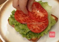 蟹柳滑蛋三明治的做法图解6