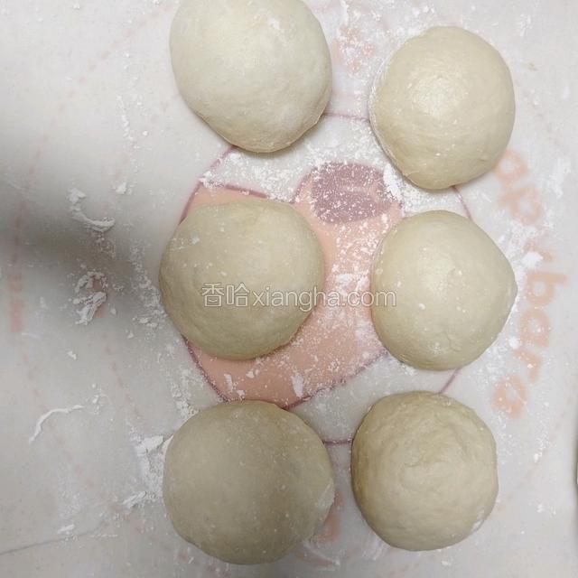 把面等分成6等份