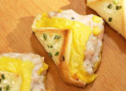 蒜香芝士虾滑吐司