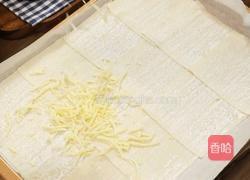 芝士番茄培根大披萨的做法图解3