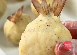 土豆泥芝士虾球的做法图解4