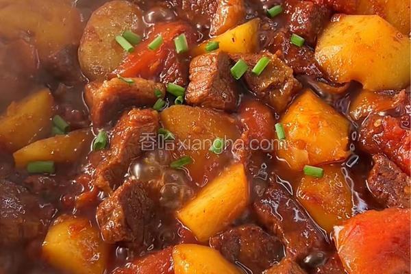 番茄土豆炖牛肉