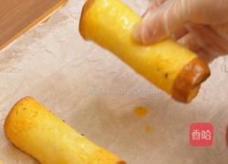 黑松露芝士培根吐司卷的做法图解6